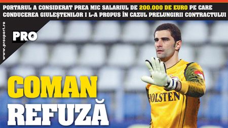Salariu de 200.000 de euro? Prea puțin pentru Coman!