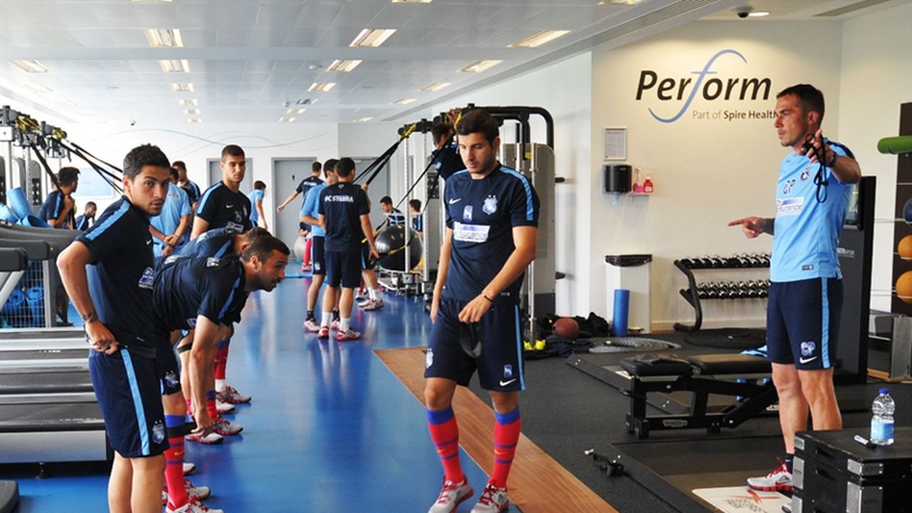 REPORTAJ | Steaua își umflă mușchii, la propriu și la figurat. "Noi nu impresionăm în amicale, dar mai vorbim după partidele oficiale"