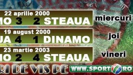 "El Clasico" Dinamo - Steaua se joacă pe www.sport.ro!