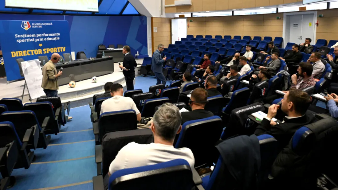 Câte șase cluburi din Liga 2 și Liga 3 au reprezentant în a treia ediția a cursului de director sportiv organizat de FRF