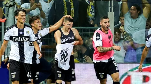 Valentin Mihăilă, gol de trei puncte pentru Parma, în minutul 90+7 al partidei. Descătușare pentru fotbalistul român | VIDEO