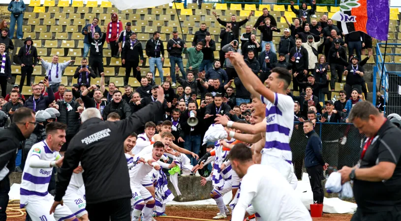 Una dintre finalele pentru promovarea în Liga 2 se joacă mai devreme