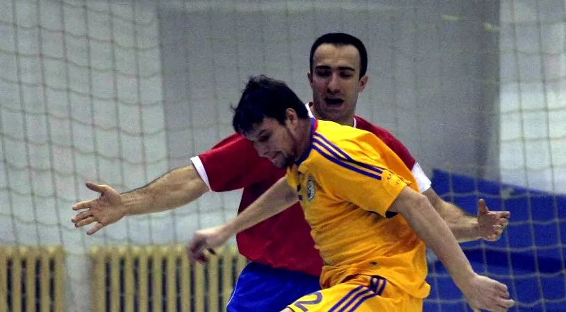 Naționala de futsal a României va disputa două amicale cu Serbia