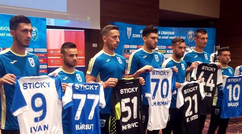 FOTO | CS U Craiova și-a prezentat achizițiile: 