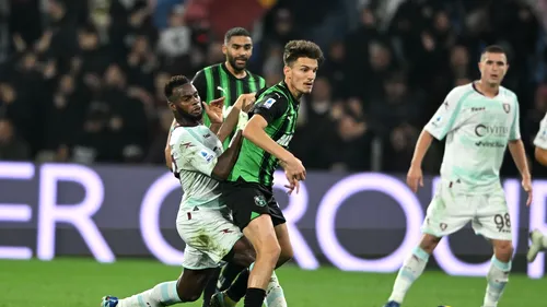 „Buldogul” Daniel Boloca este lăudat la foc continuu de presa din Italia. Prin ce a reușit să impresioneze la ultimul meci jucat de Sassuolo în Serie A