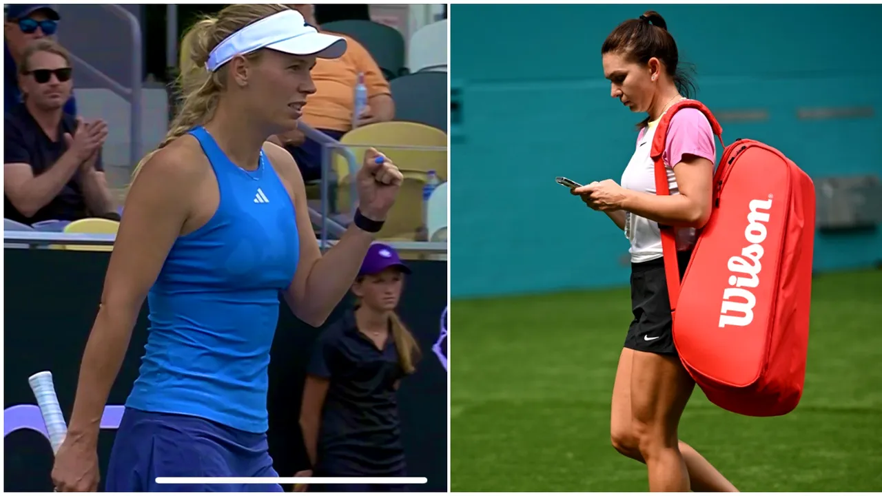 Caroline Wozniacki i-a uluit pe toți la primul turneu după scandalul cu Simona Halep! Ce a făcut daneza în meciul de debut la Charleston, din postura de beneficiară de wild card