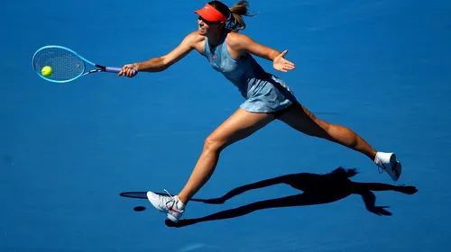 Șarapova, distrugătoare la startul Australian Open-ului! Rusoaica a reușit doar de trei ori în carieră această performanță și anunță: „Nu sunt pregătită să predau ștafeta tinerei generații!”