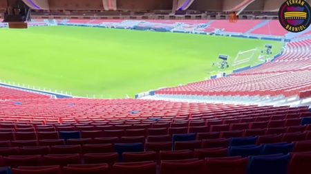 Au apărut primele imagini din interior cu stadionul unde muncitorii români au lucrat și în care s-a băgat peste 1.000.000.000 de euro 