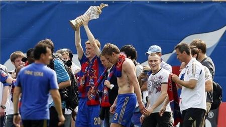 ȚSKA Moscova a câștigat pentru a patra oară campionatul Rusiei. Cum au petrecut jucătorii în vestiar