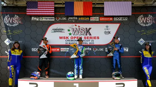 Bogdan Cosma Cristofor, locul 1 la WSK Series în karting! „Vreau numărul unu mondial!” | SPECIAL