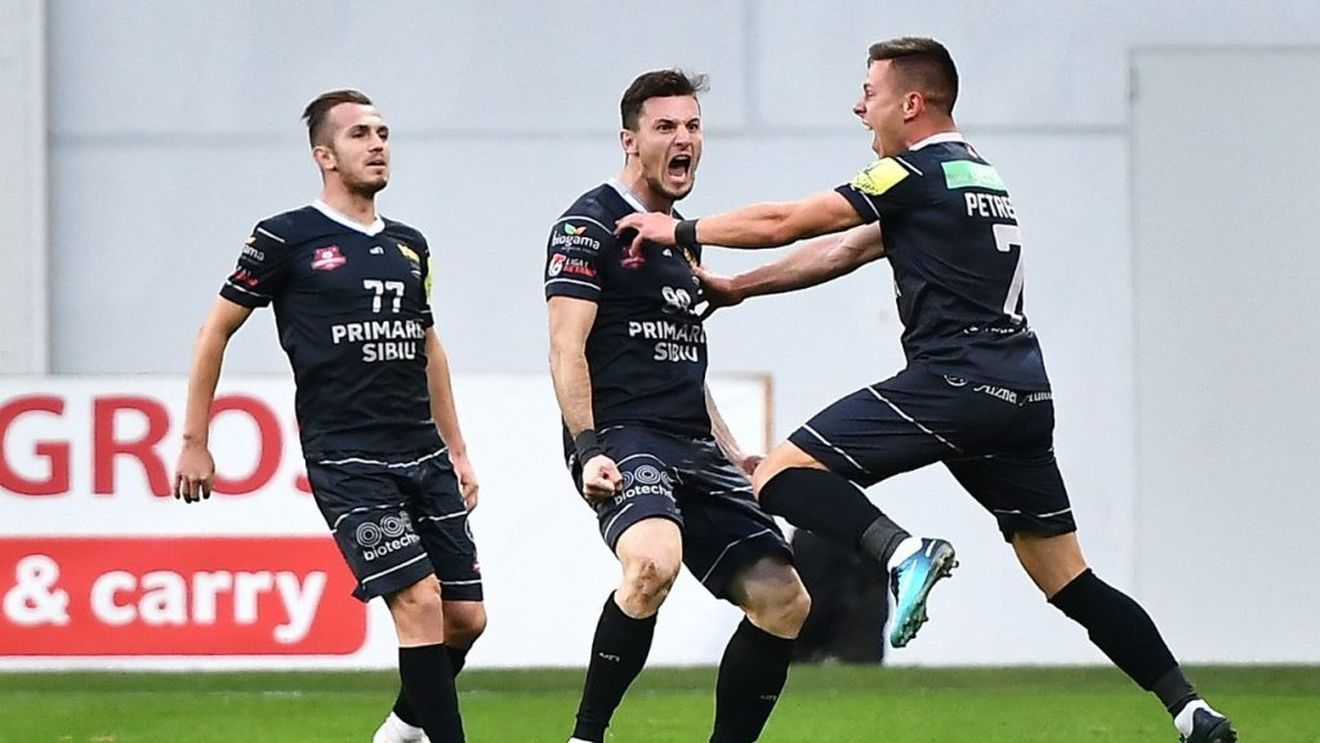 Sepsi - Hermannstadt 3-0. Gazdele au făcut instrucție cu trupa lui Costel Enache 