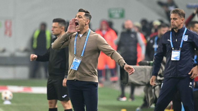 Mirel Rădoi a rostit numele a doi fotbaliști și l-a corectat pe Gigi Becali: „Greșești, nașule! Ți-am mai zis”