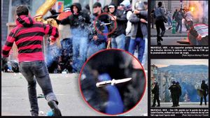 IMAGINI ȘOCANTE **Un fan aruncă cu cuțitul în mulțime!