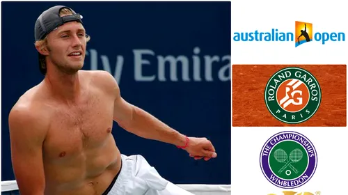 ‘Lucky Slam’. Reacția genială a jucătorului care scrie istorie în ATP, după ce în 2018 a intrat pe tabloul principal la toate turneele de Mare Șlem din postura de ‘lucky loser’: s-a inspirat de la Djokovic