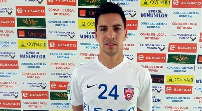 OFICIAL | FC Botoșani a transferat un mijlocaș argentinian: 