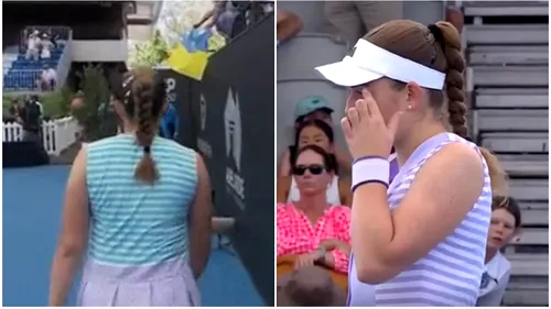 Jelena Ostapenko și-a arătat cealaltă față, la doar două zile după ce a învins-o pe Sorana Cîrstea la Adelaide! Gestul letonei când cineva i-a întins steagul adversarei. VIDEO