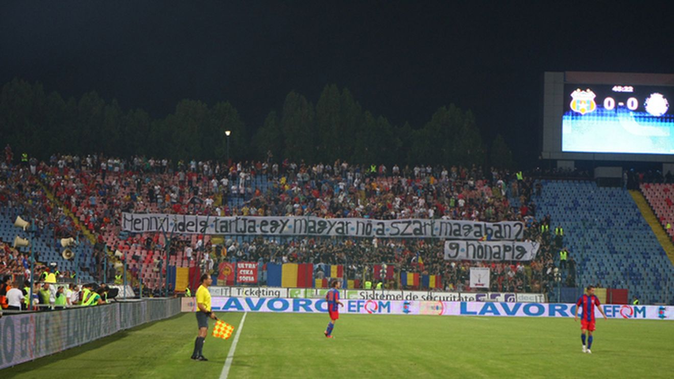 Peluza Sud despre banner:** "A fost traducerea unui banc!"