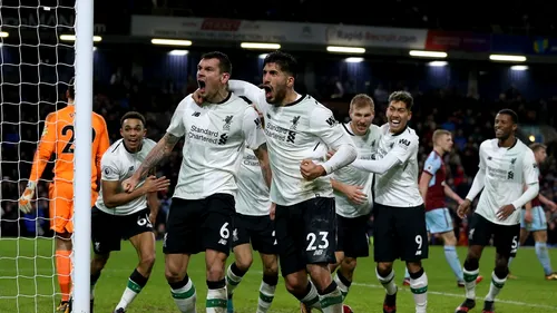 Liverpool a învins Burnley grație unui gol marcat în prelungiri! Leicester a oferit scorul începutului de an în Premier League