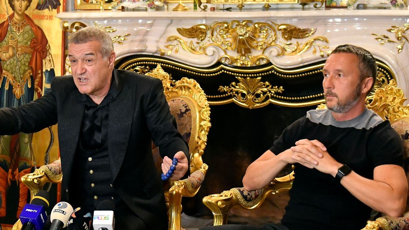 Cum i-au umilit oamenii lui Corsicanu şi Bocciu pe Gigi Becali şi pe Meme Stoica! Mesajul devastator de pe bannerul giuleştenilor la meciul Rapid - FCSB