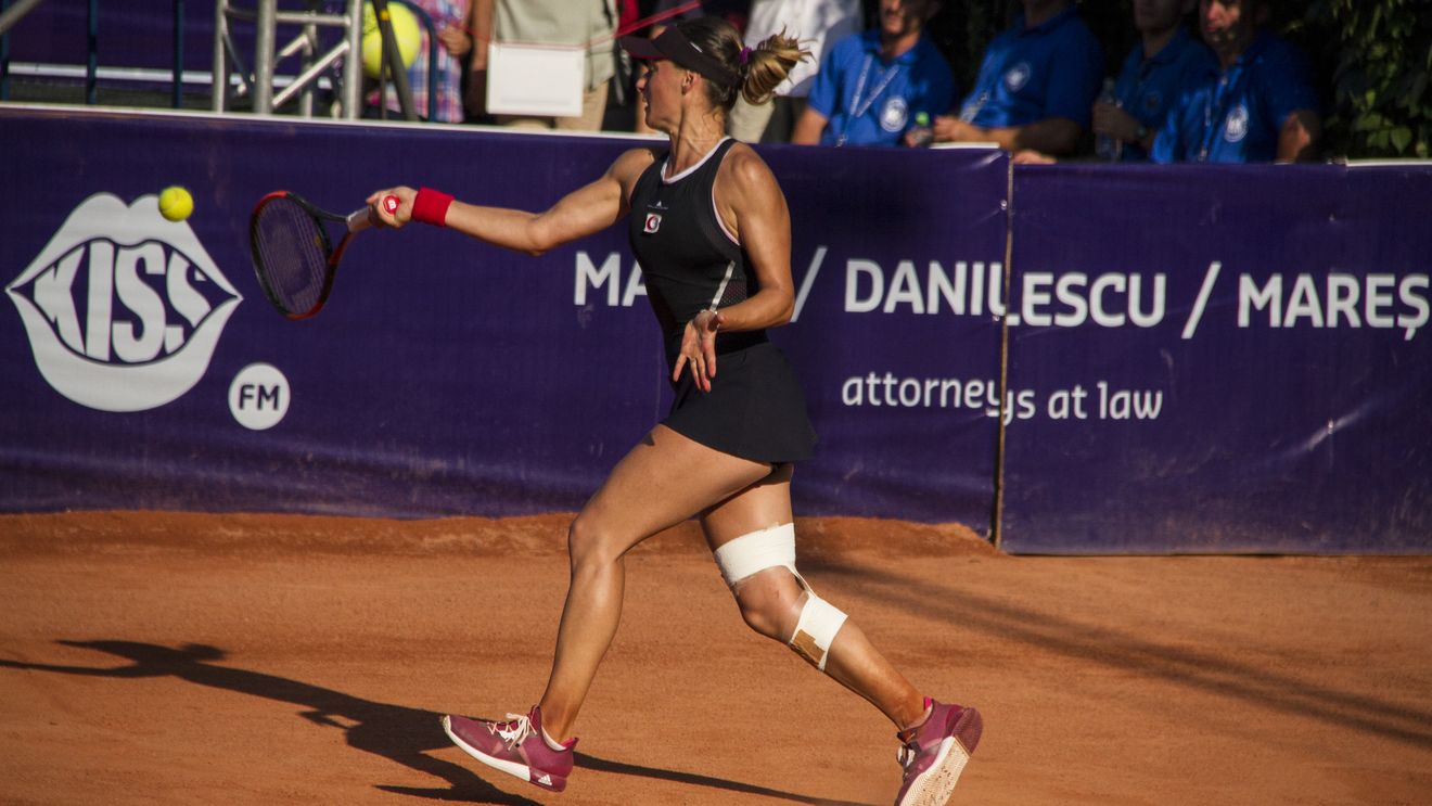 Ana Bogdan își liniștește fanii: "A fost o întindere destul de puternică, dar mă voi recupera până în ziua meciului din sferturi. Îmi doresc din toată inima să intru în Top 100, aici, la București"