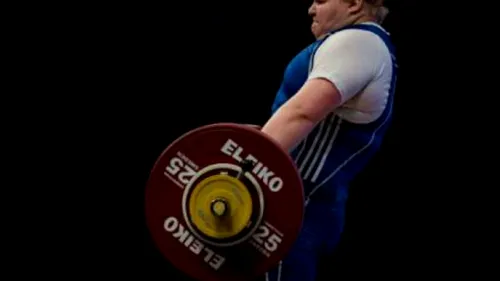 Dublă medalie de bronz la Europene: Andreea Aanei a cucerit locul 3 la smuls și la total, la +75 kg