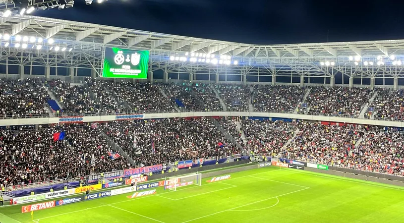 Fanii FCSB nu au mai ținut cont de nimic, la meciul cu Nordsjaelland! Bannerul afișat pe stadionul din Ghencea care aprinde din nou spiritele în războiul pentru identitate cu CSA Steaua |  VIDEO&FOTO