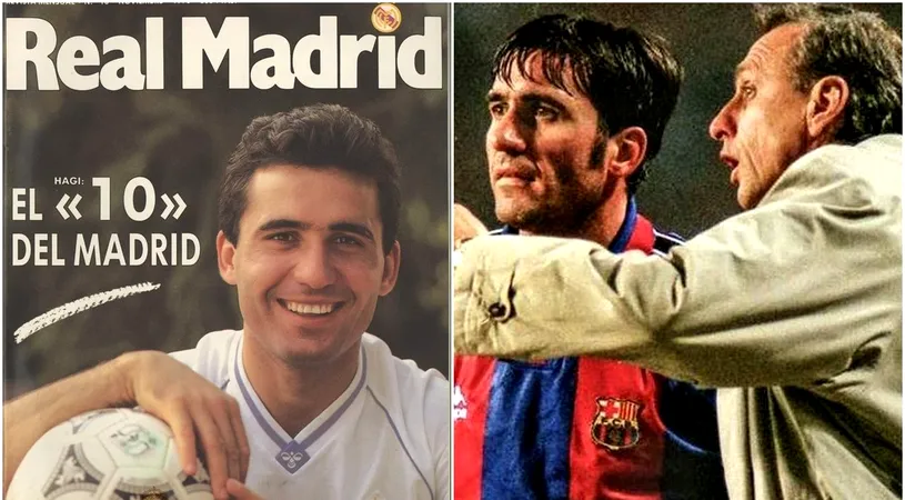 Cu cine ține Gică Hagi în El Clasico! „Regele” a jucat la ambele echipe, Real Madrid și FC Barcelona. „Cred că n-ați uitat lucrul ăsta”