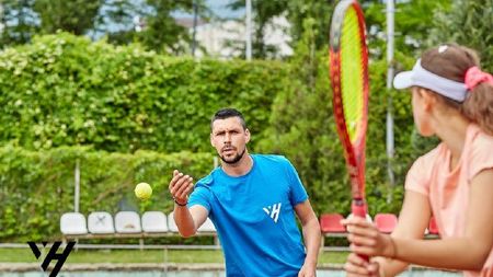 Victor Hănescu pregătește campionii de mâine! Train Like a Pro, proiectul special al academiei sale de tenis, are loc la București 