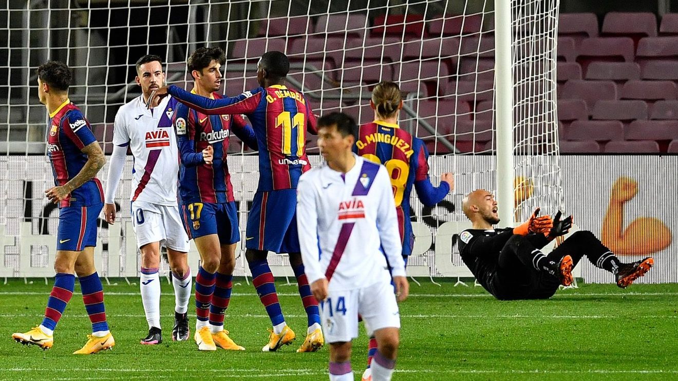 Barcelona, salvată de golul lui Ousmane Dembele! Catalanii, aproape de o altă rușine în La Liga | VIDEO