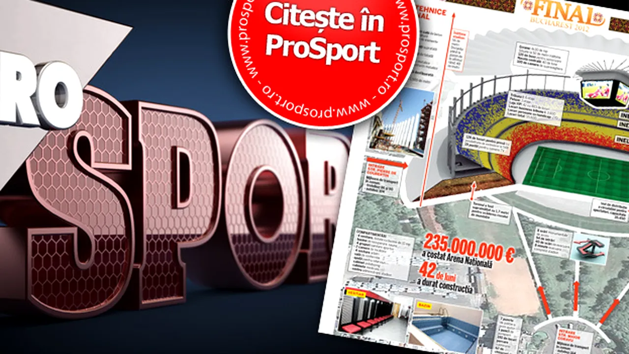 Luni în ProSport: supliment de excepție, GRATUIT cu ediția tipărită** 