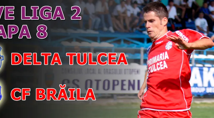 Măcel total pe Dunăre: Delta - CF Brăila 6-0!** Tulcenii trec pe locul 2!