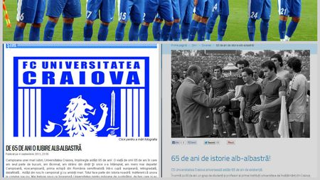 FABULOS: CS "U" Craiova anunță că astăzi a "împlinit 65 de ani de istorie alb-albastră!" | Replica echipei lui Mititelu