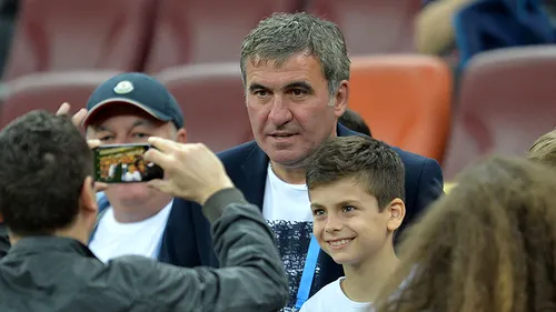 Hagi, antrenor la VIP. 