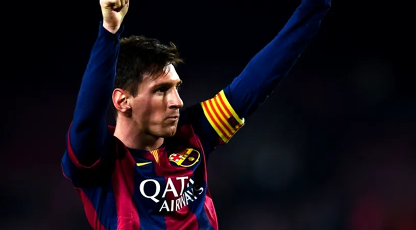 Lionel Messi, fotbalistul cu cele mai mari venituri în 2014. Topul primilor zece jucători și antrenori