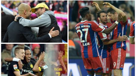 Bayern - Dortmund 2-1. Borussia a deschis scorul prin Reus, bavarezii au întors rezultatul prin Lewandowski și Robben