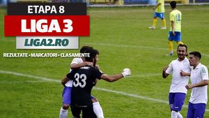 Liga 3, etapa 8, rezultate şi marcatori | Aerostar defilează, Ceahlăul a umilit Foresta. Slobozia își ia avans, Brăila bate echipa lui Nicoliţă, iar ”FC U” Craiova trece greu de Deva