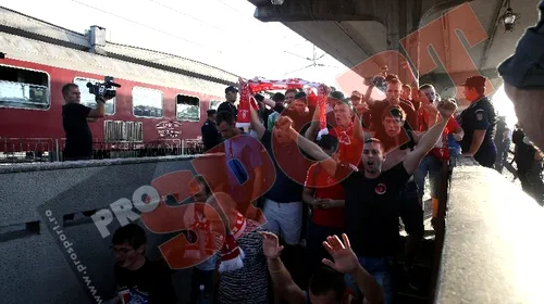 Fanii arădeni au făcut HAOS la Timișoara, înaintea meciului Poli II-UTA, din Cupă!** FOTO