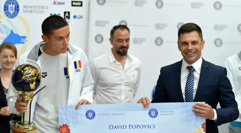 Curg banii pentru David Popovici: ce sumă uriașă încasează campionul mondial de la Dinamo! Ia mai mult decât Toni Petrea la FCSB într-un sezon