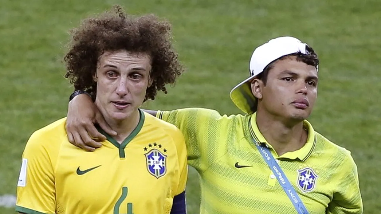 David Luiz, cu ochii în lacrimi: 