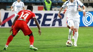 Victoria lui Palic și Puljic! Dinamo - Pandurii 2-1. Fundașul croat a adus trei puncte în prelungiri. Edward Iordănescu a fost din nou trimis în tribune