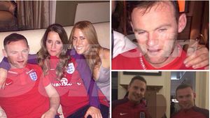 Atât de beat încât "nu mai putea să lege două cuvinte". Ipostază jenantă pentru Wayne Rooney. "Nu ne venea să credem că ăsta e căpitanul Angliei!"  FOTO