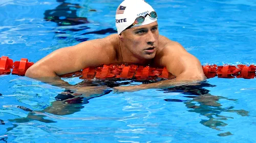 Înotătorul american Ryan Lochte va reveni în competiții după 14 luni de suspendare