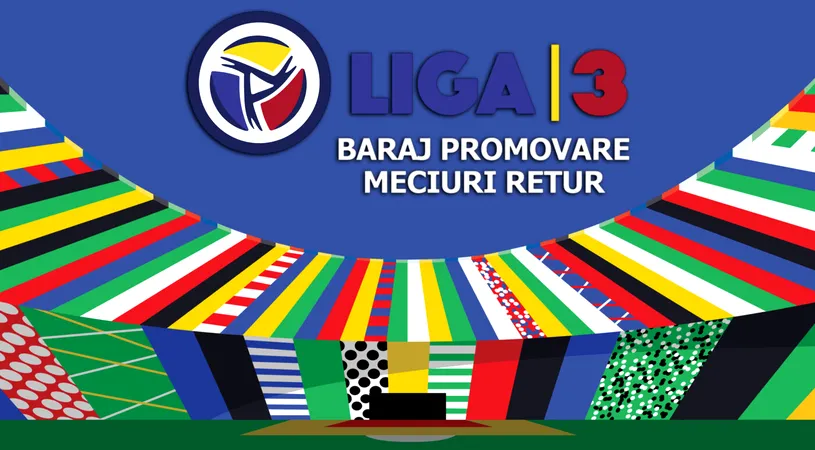 Cele 21 de echipe promovate în Liga 3. În manșa retur a barajului, 7-0 a fost cel mai mare scor înregistrat. Dinamo a lui Nicolae Badea a avut nevoie de prelungiri pentru a-și învinge adversara