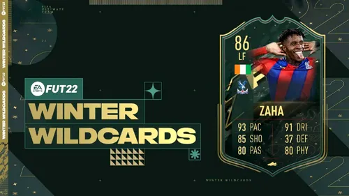 Wilfried Zaha în FIFA 22! Atacantul are un card foarte rapid și tehnic în modul online al jocului