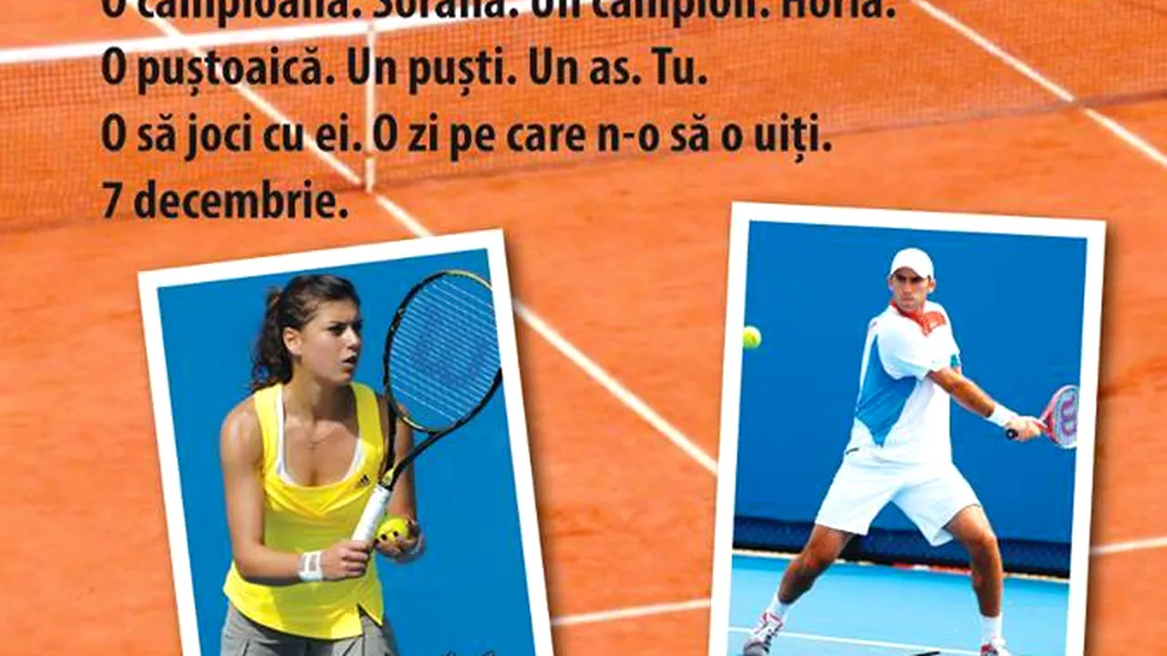 Sorana Cîrstea și Horia Tecău merg la Constanța cu Kids Day