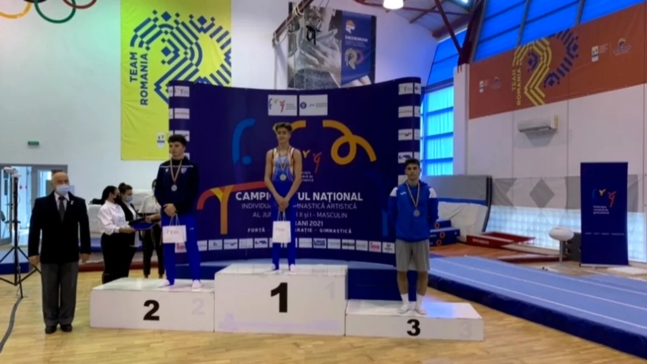 Un american a luat 7 medalii la Campionatele României de gimnastică! Puștiul va concura totuși pentru naționala noastră