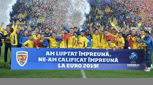 România U21 la Euro 2019 | Performanță uriașă pentru echipa lui Mirel Rădoi. Suntem liderii Campionatului European la un capitol esențial