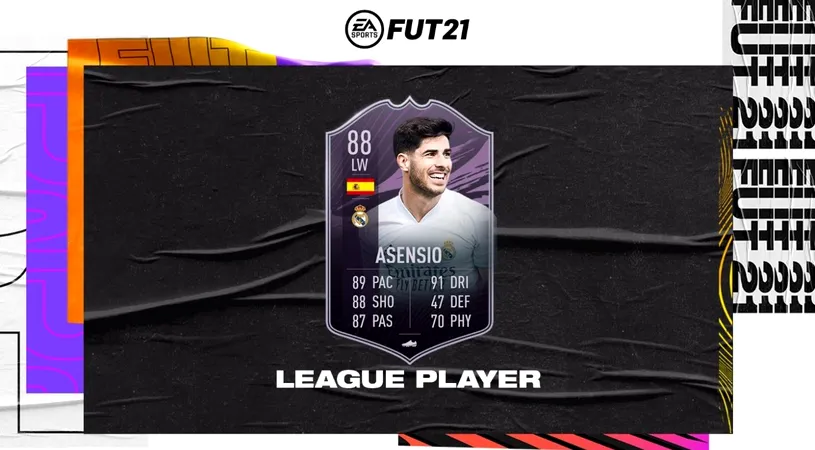 Marco Asensio este jucătorul ligii din FIFA 21! Află cum îl poți obține