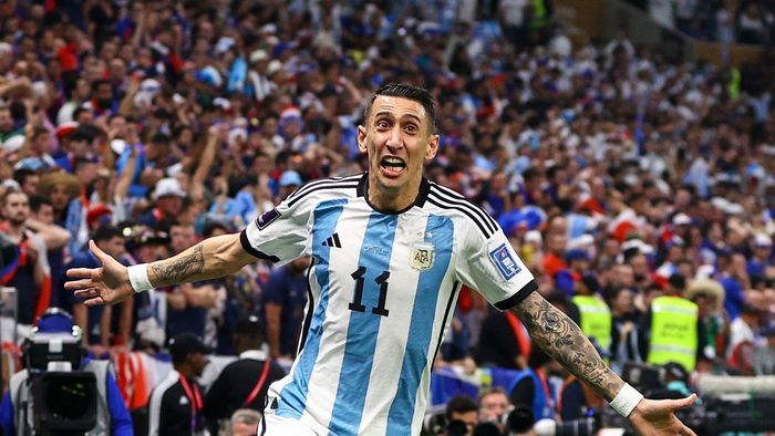 Ce tatuaj și-a făcut Angel Di Maria, imediat după ce a triumfat cu Argentina la Campionatul Mondial: „Pe piele pentru totdeauna”