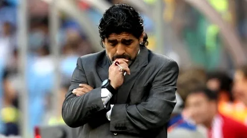 Maradona, aproape de a demisiona de la naționala Argentinei!